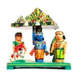 Wooden Krishna Mountain Golu