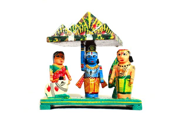 Wooden Krishna Mountain Golu