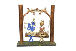 mural radha krishna swing