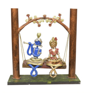 mural radha krishna swing