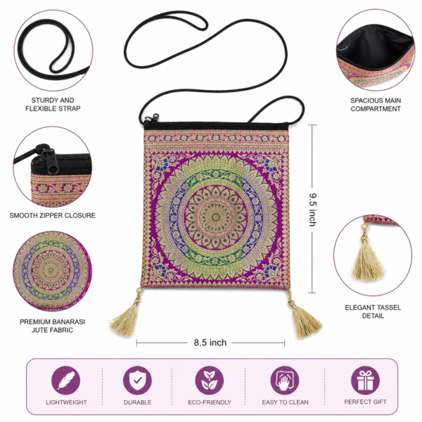 Banarasi silk bag