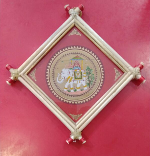 Frafty pattachitra odisha palm leaves painting frame