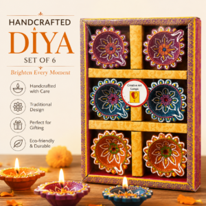 handmade diya, clay diya, terracotta diya, decorative diya, painted diya, hand painted diyas, festive diya set, diya set of 6, Diwali diya, Diwali decoration, Diwali lamps, oil lamp, terracotta lamp, pooja diya, Lakshmi pooja diya, Navratri decoration, Karthigai Deepam diya, festival decoration, rangoli diya, Indian festival decor, temple diya, home decor diya, handmade home decor, ethnic home decoration, traditional Indian decor, artisan diya, decorative oil lamp, housewarming gift, return gifts, wedding gift, festive gift, corporate gift, pooja accessories, spiritual decor, colorful diya, decorative clay lamps, handcrafted terracotta lamps, eco friendly diya, Indian handicrafts, festive home decoration