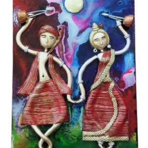 couple wall decor, handmade couple mural, clay mural wall hanging, handmade wall key holder, couple wall hanging, clay wall art, decorative key holder, wall mounted key rack, handmade home decor, rustic wall decor, Indian handicraft wall decor, couple gift, anniversary gift for couple, wedding gift, housewarming wall decor, handmade mural art